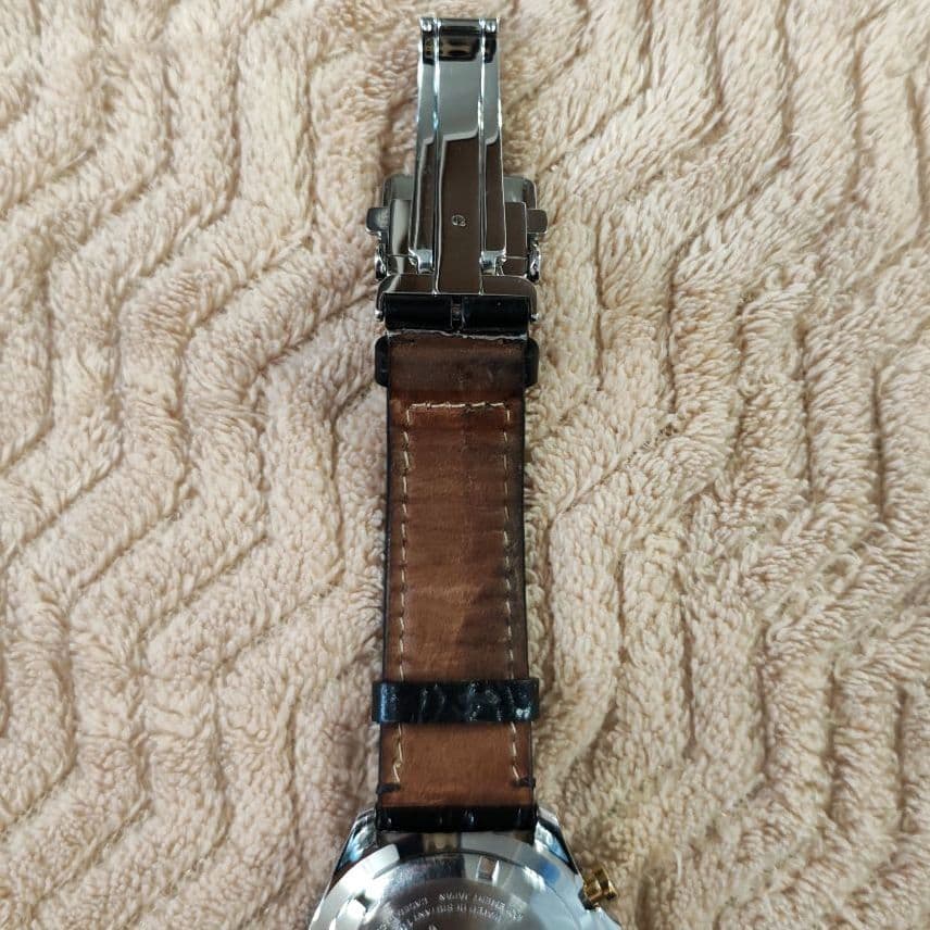 SEIKO SBTR015 8T63-00D0 クロノグラフ ブラック ゴールド