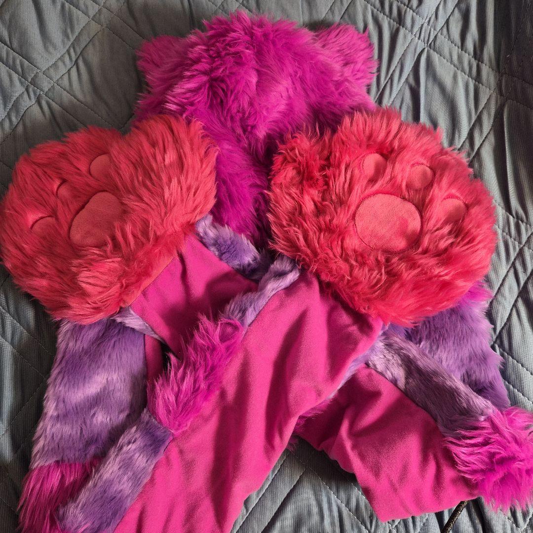 チェシャ猫　ディズニーマフラーキャップ