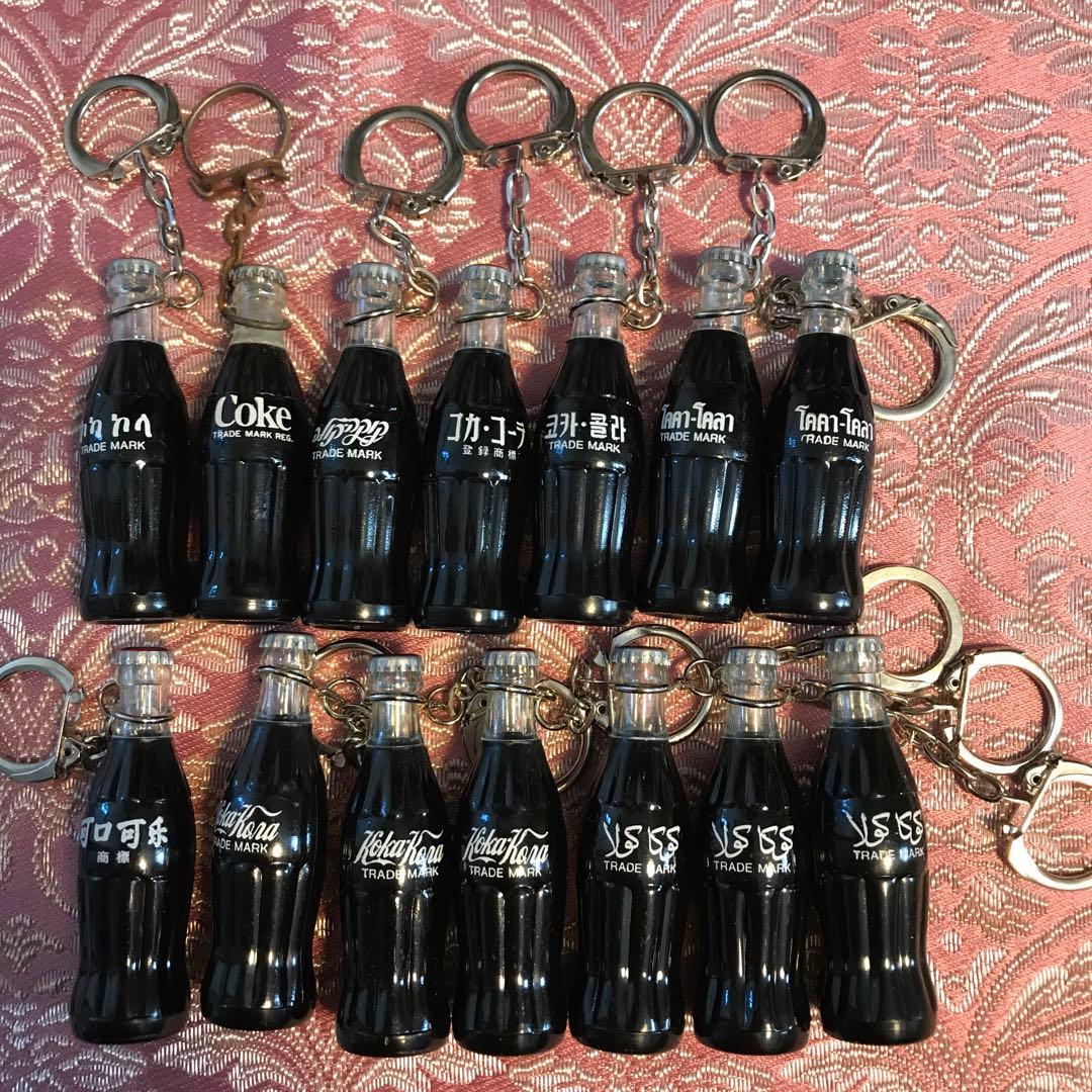 コカコーラ　ミニボトル　ヴィンテージ昭和レトロ　キーホルダー　ノベルティ　非売品