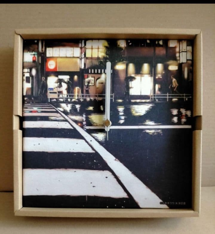 囀る鳥は羽ばたかない ヨネダコウ ファブリックウォールクロック 掛け時計