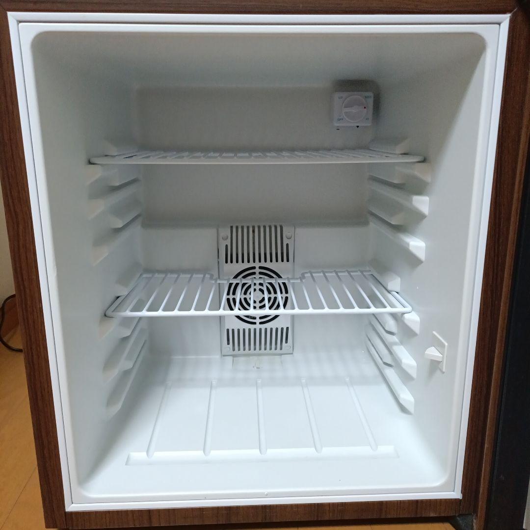 木目調 コンパクト冷蔵庫