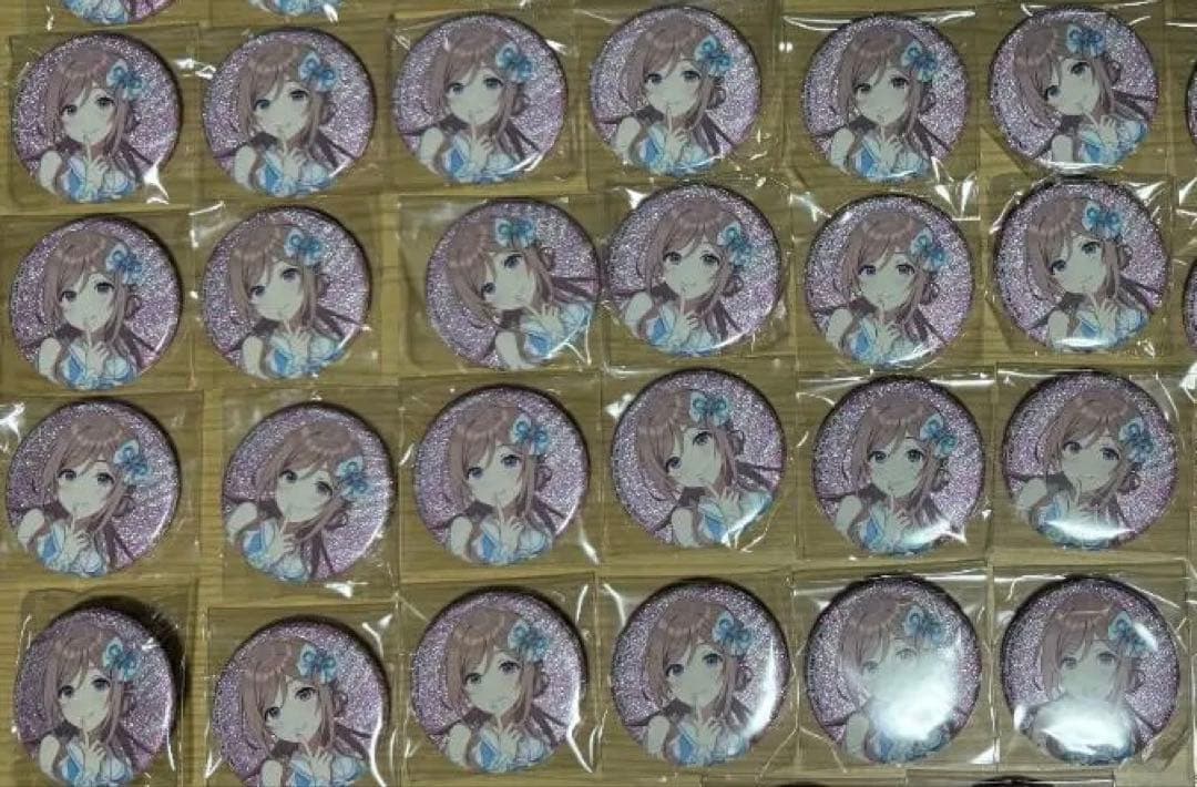 学園アイドルマスター 学マス 莉波 ローソン グリッター缶バッジ 24個