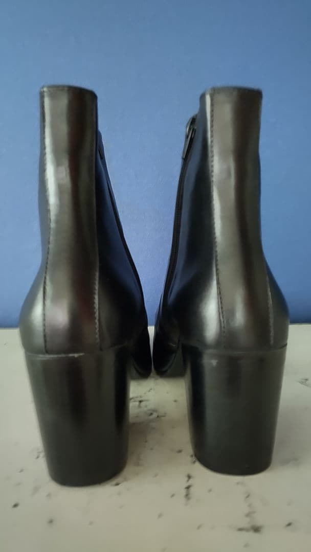 フープディドゥ8cmヒールブーツ255cm新品定価31900円