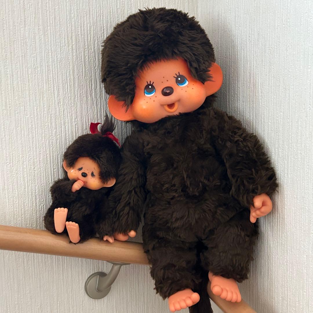 モンチッチ 男の子 女の子 大小セット レトロ セキグチ 【美品】当時物