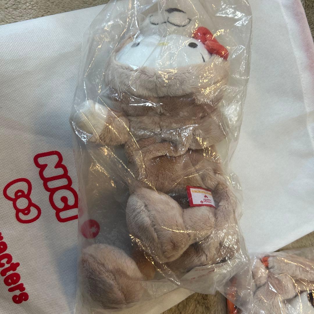 ハローキティ NICI コラボ　限定ぬいぐるみ　ポーチ　ペンケース　３点セット