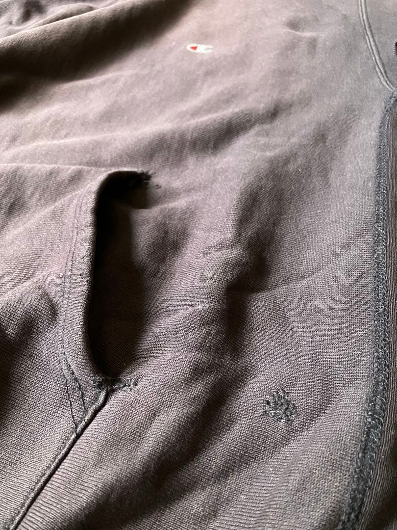 【めるめるえ】90s Championリバースウィーブ 黒 XL USA製