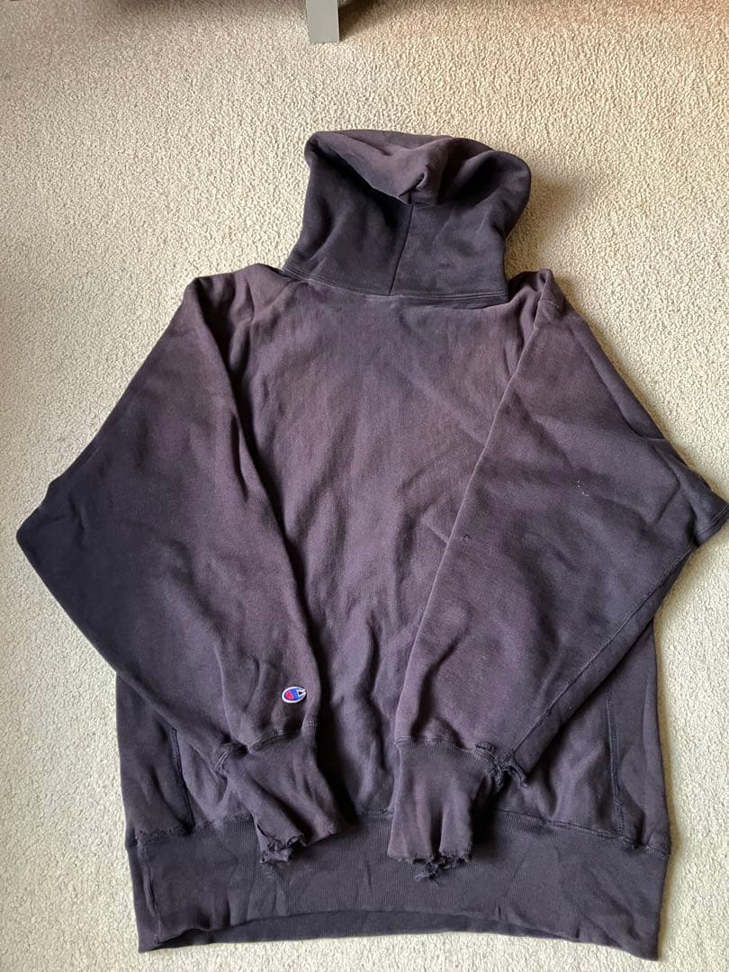 【めるめるえ】90s Championリバースウィーブ 黒 XL USA製