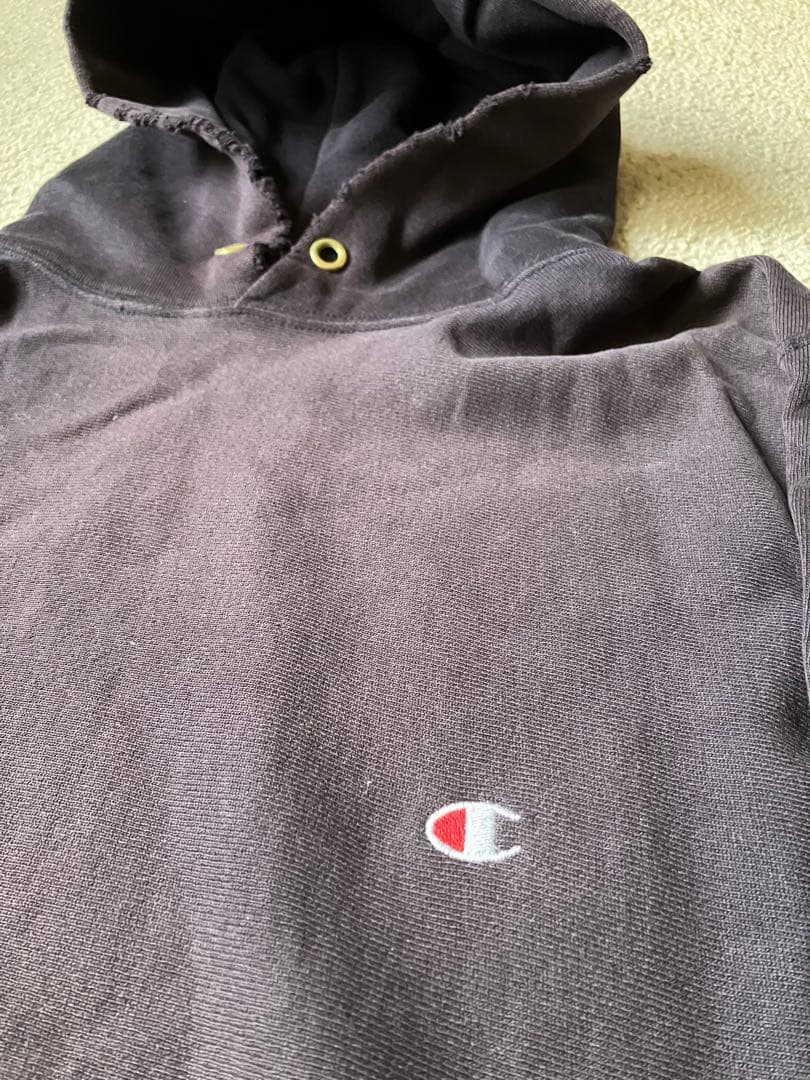 【めるめるえ】90s Championリバースウィーブ 黒 XL USA製