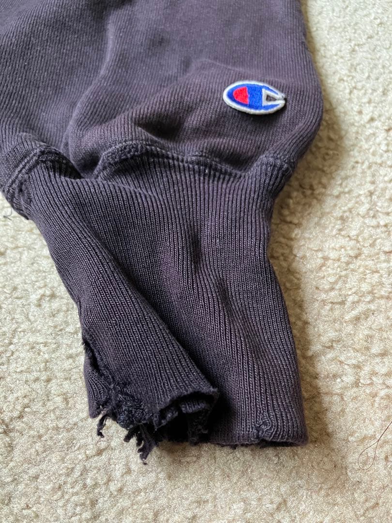 【めるめるえ】90s Championリバースウィーブ 黒 XL USA製