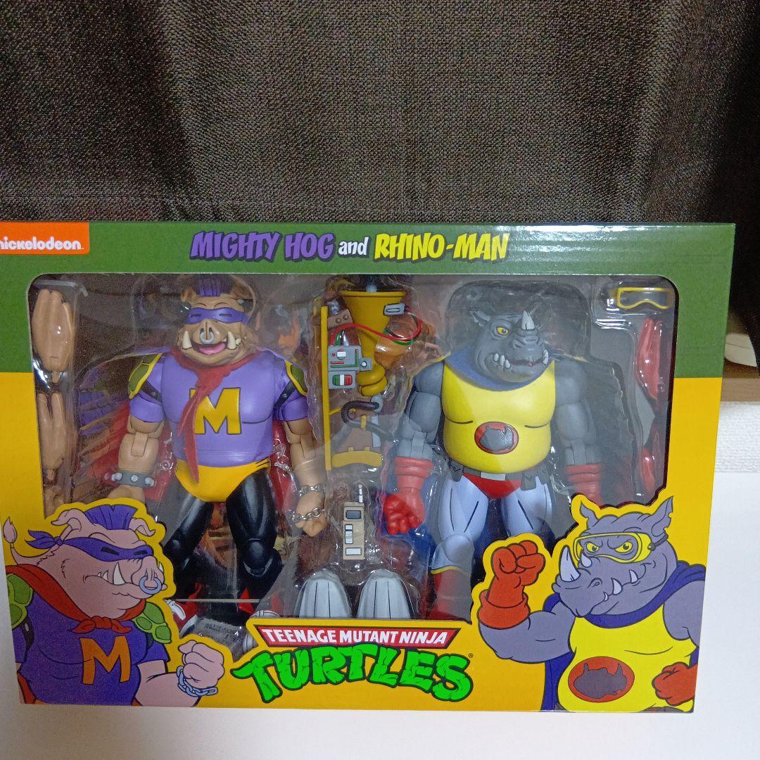 ネカ　ミュータントタートルズ　ビーバップ　ロックステディ　neca TMNT