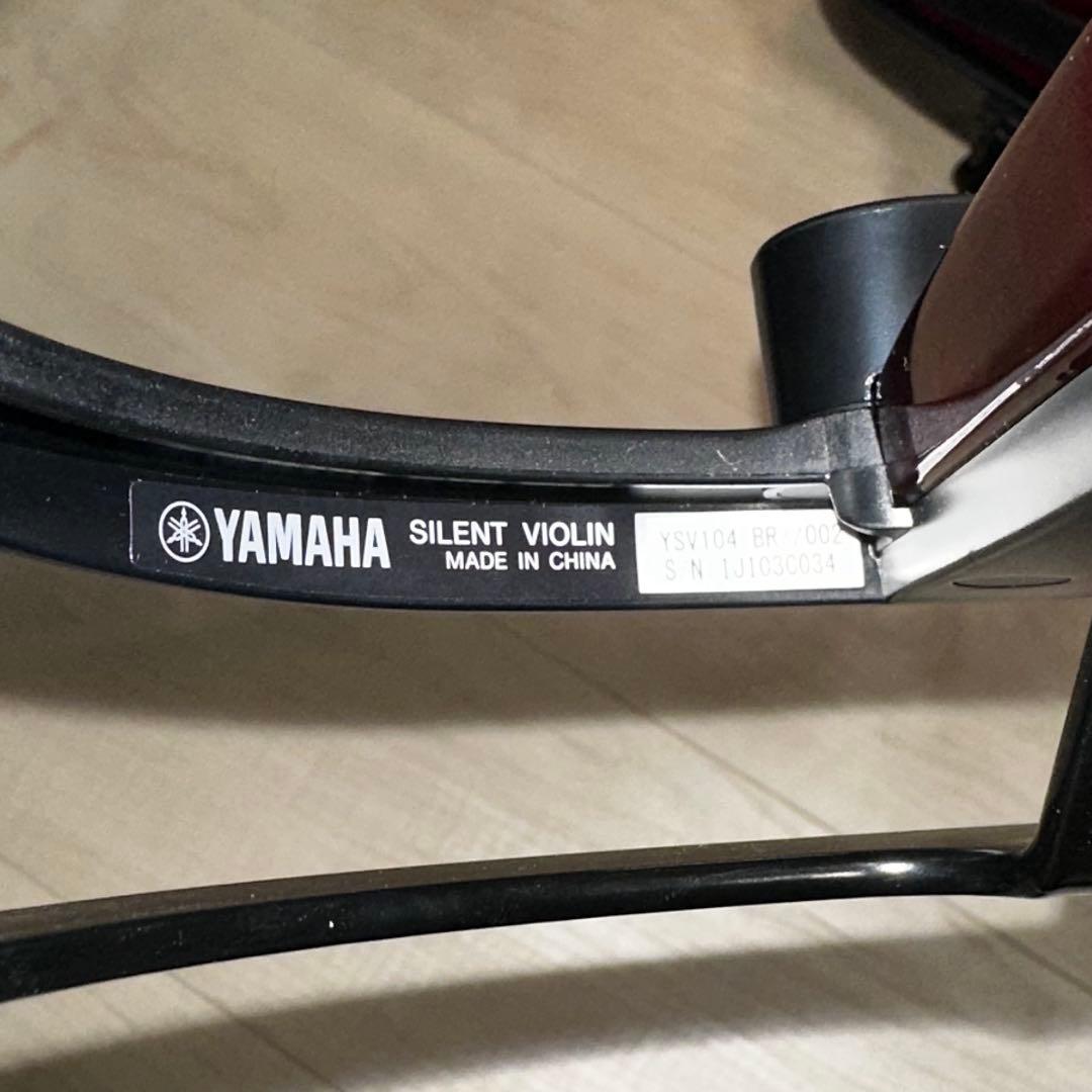 【美品】ヤマハ　YAMAHA サイレントバイオリン　YSV104 ブラウン