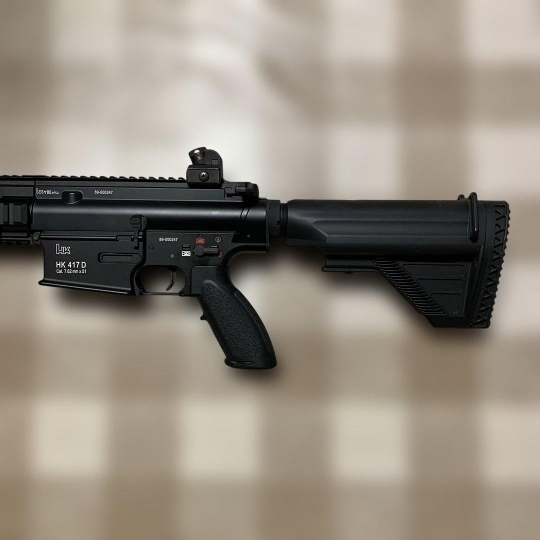 HK417 次世代電動ガン スペアマガジン2個　バッテリー付属