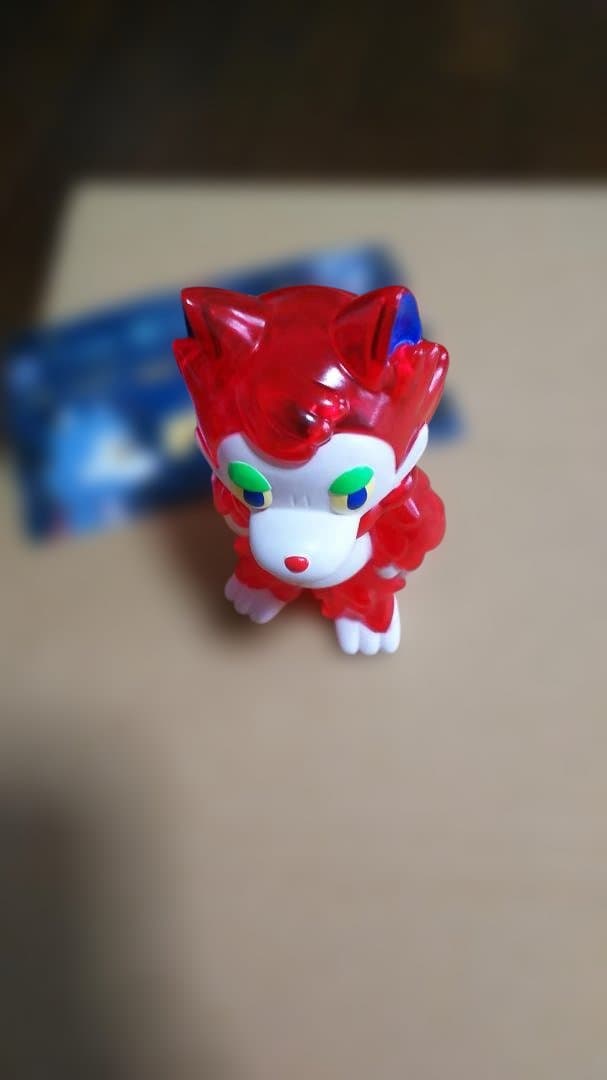 あらいきりこ おおかみくん ソフビ ゲームカラー クリアレッド あらいきりこ