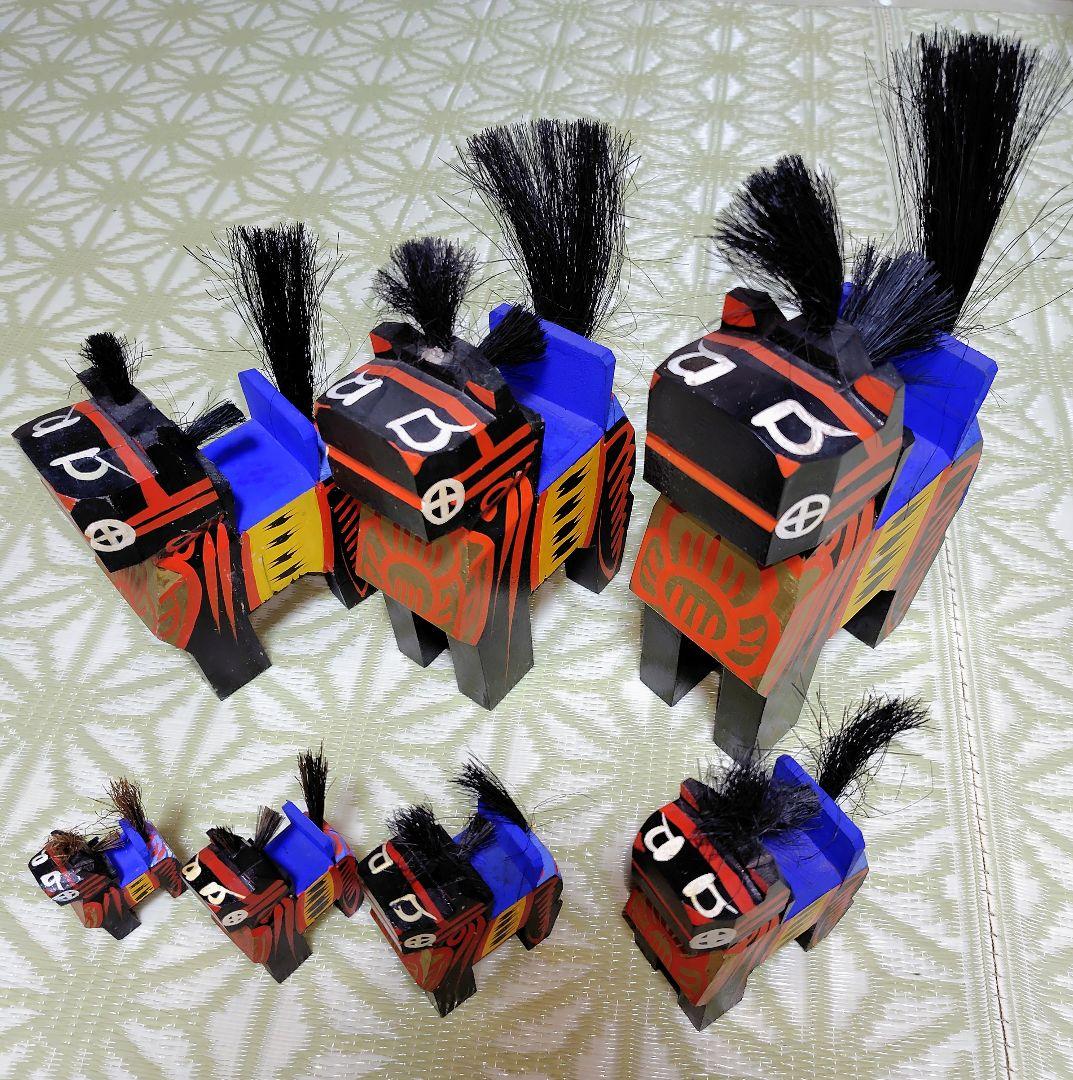 干支　三春駒　七点