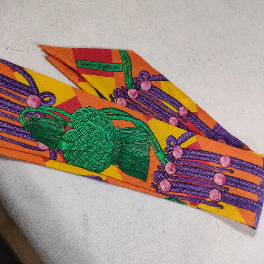 P1 超美品　エルメス　HERMES　ツイリー　スカーフ　シルク