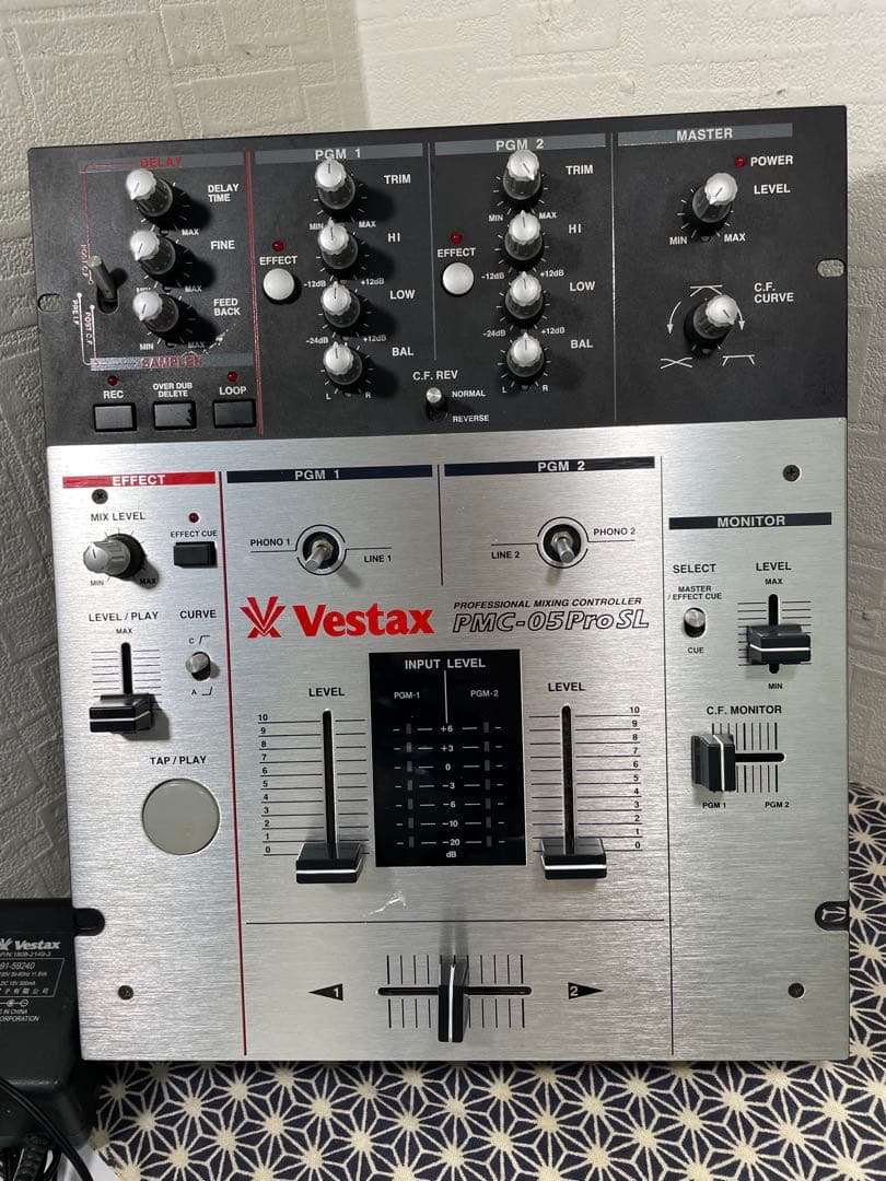 VESTAX PMC-05ProSL フェーダーメンテ　カットラグ　アダプタ付属