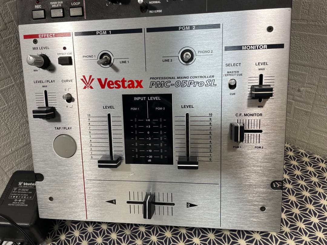 VESTAX PMC-05ProSL フェーダーメンテ　カットラグ　アダプタ付属