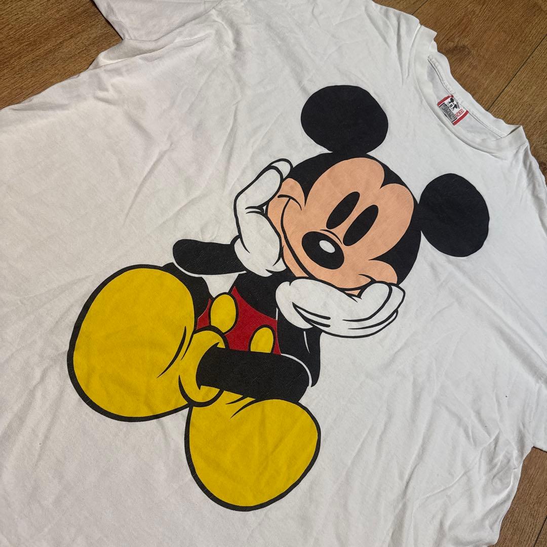 M*O様 Disney ミッキーマウス プリント Tシャツ SUPER サイズ