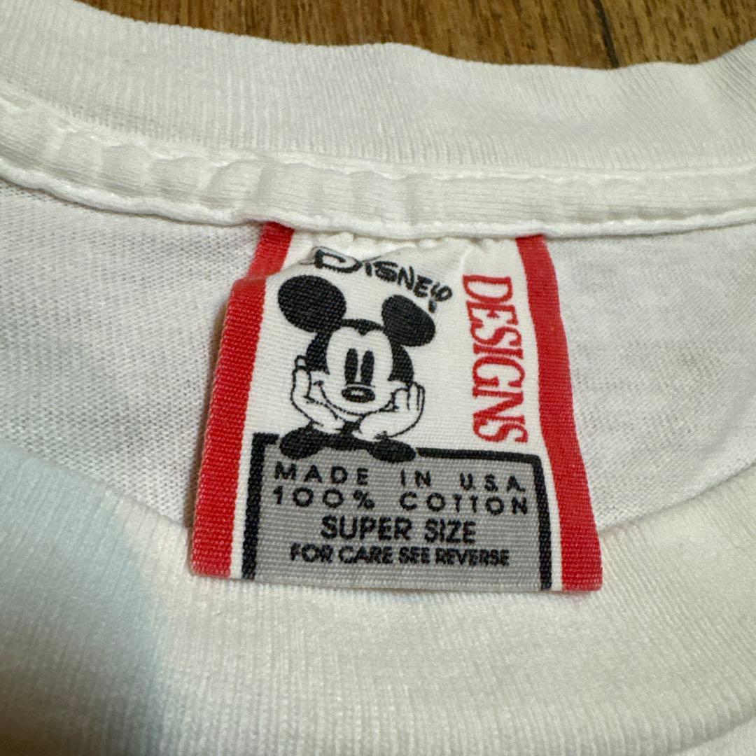 M*O様 Disney ミッキーマウス プリント Tシャツ SUPER サイズ