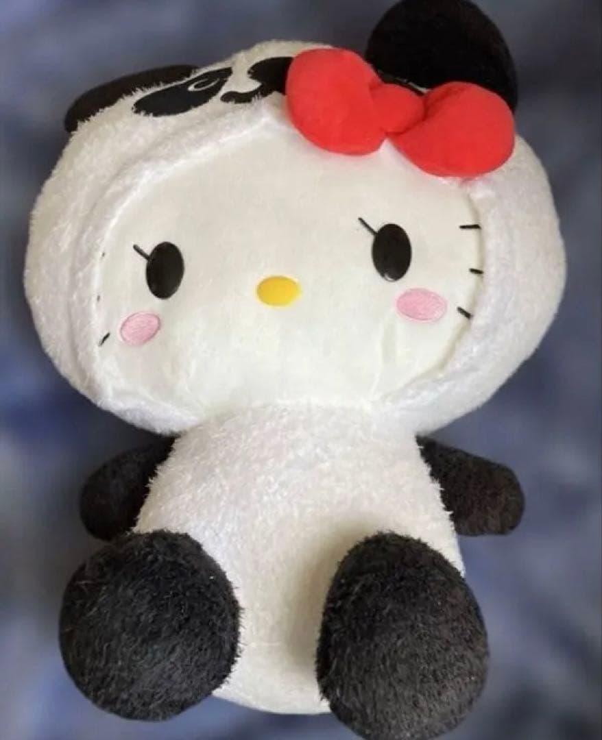 Hello Kitty パンダ BIG ぬいぐるみ（2011年製 景品）