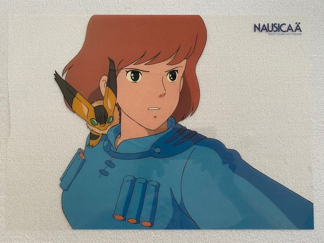 島本須美 直筆サイン入り 風の谷のナウシカ セルタッチ・ポスター 5枚セット