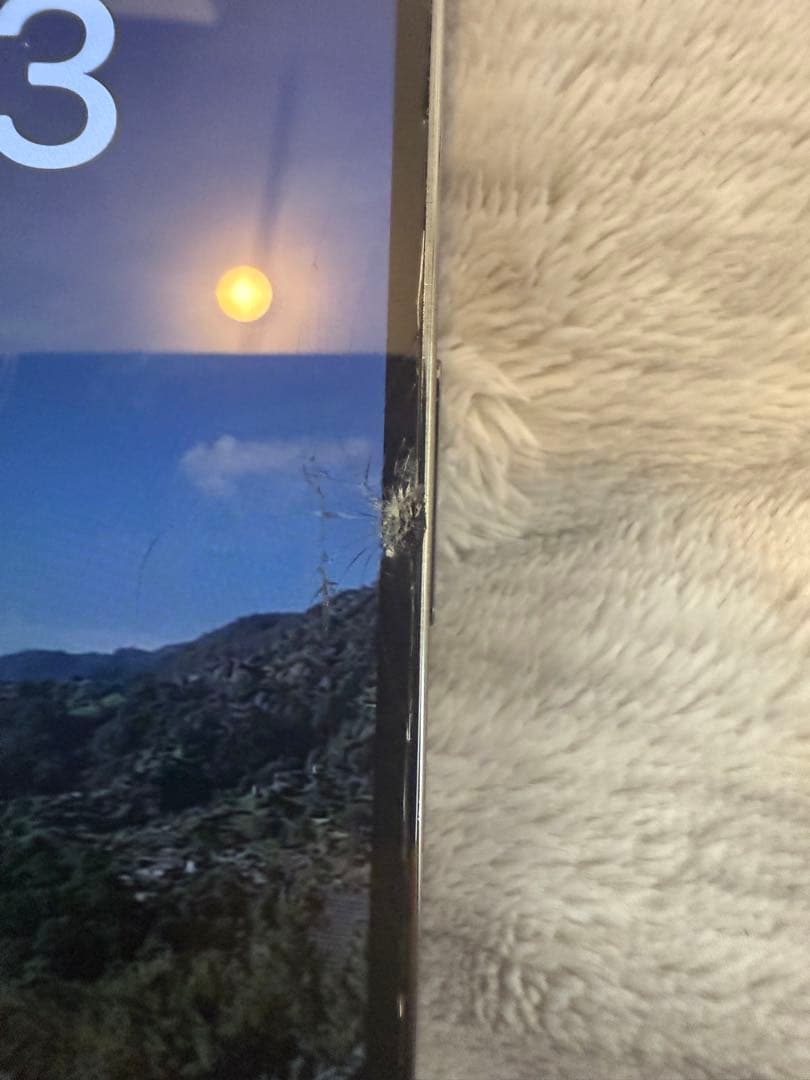 iPhone 14 Pro 1TB ディープパープル 画面ヒビあり 動作良好