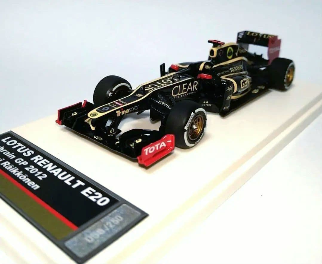 ★貴重【タメオ】1/43 ロータス　ルノー　E20 バーレーンGP ライコネン
