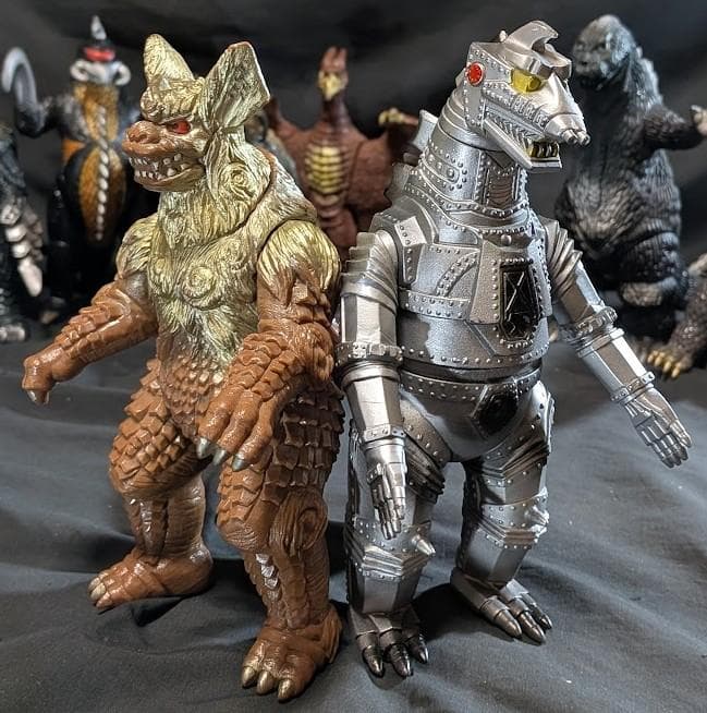 昭和ゴジラ東宝チャンピオンまつり（バンダイ）ソフビフィギュア10体セット