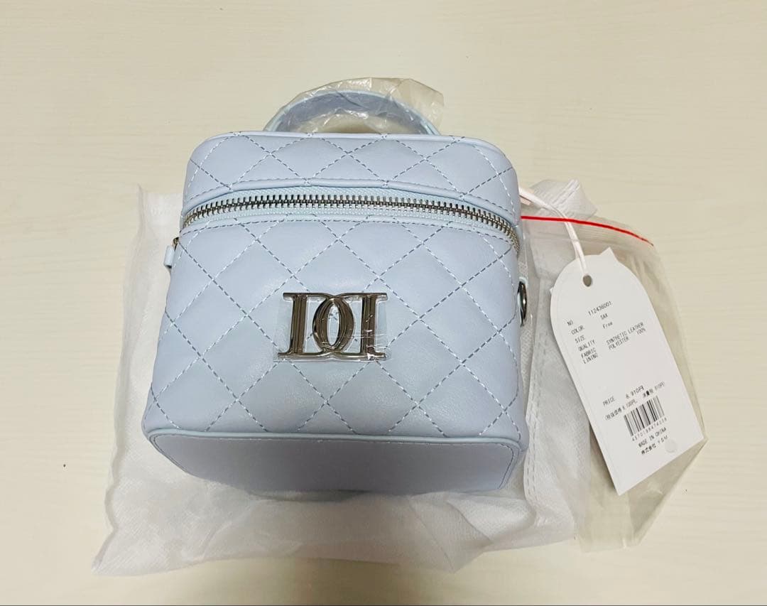 シルバーパーツ キルティングスクエアミニバッグ だーりっち バック