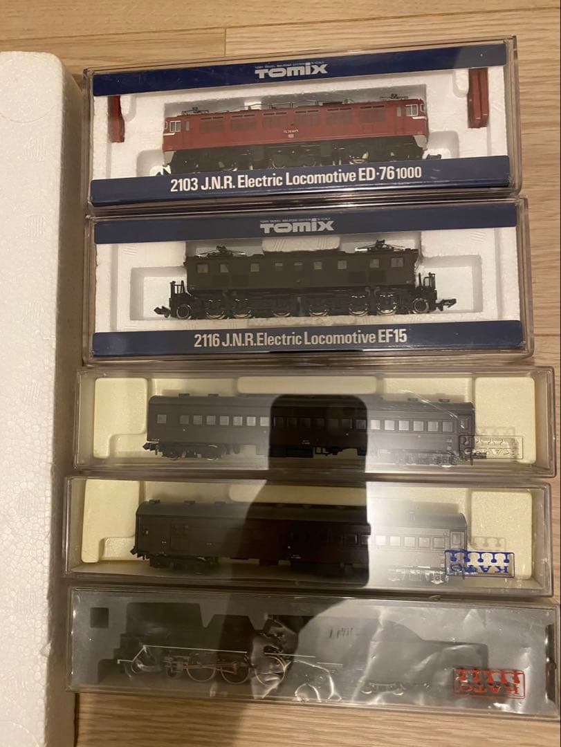 Nゲージ　鉄道模型　TOMIX ED76 EF15 KATO D51 オハ35