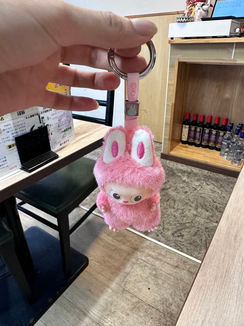 PIN FOR LOVE ピンク ぬいぐるみマスコット