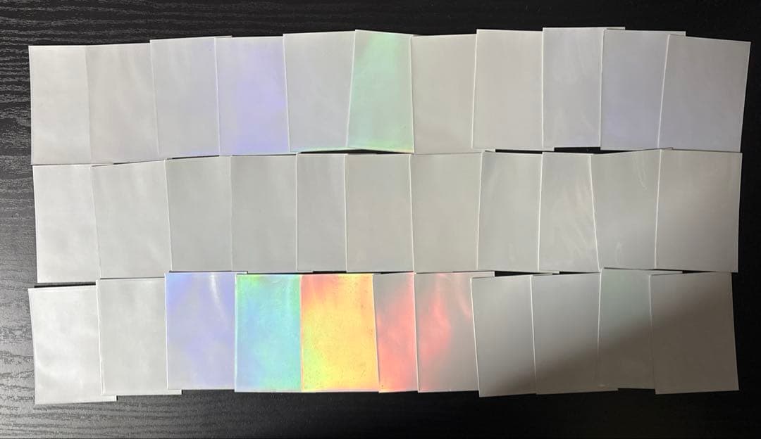 遊戯王　初期ロゴ　白　スリーブ　57枚