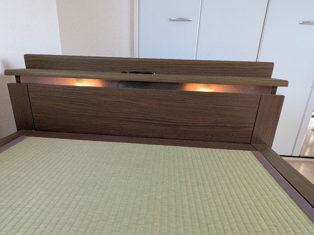 ニトリ 畳ベッド 引き出し収納 LEDライト付き