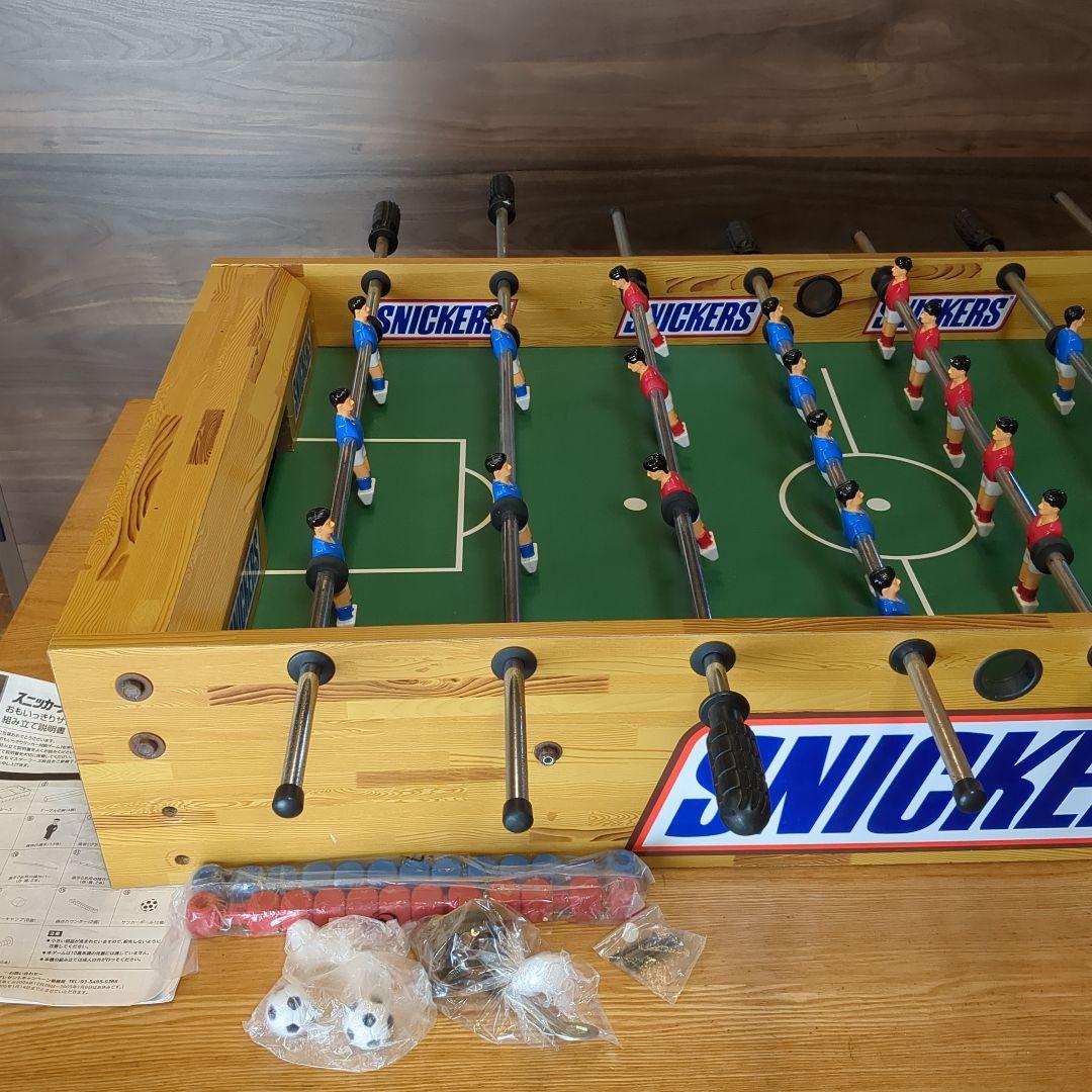 レア　SNICKERS　スニッカーズ 木製サッカーゲーム 非売品