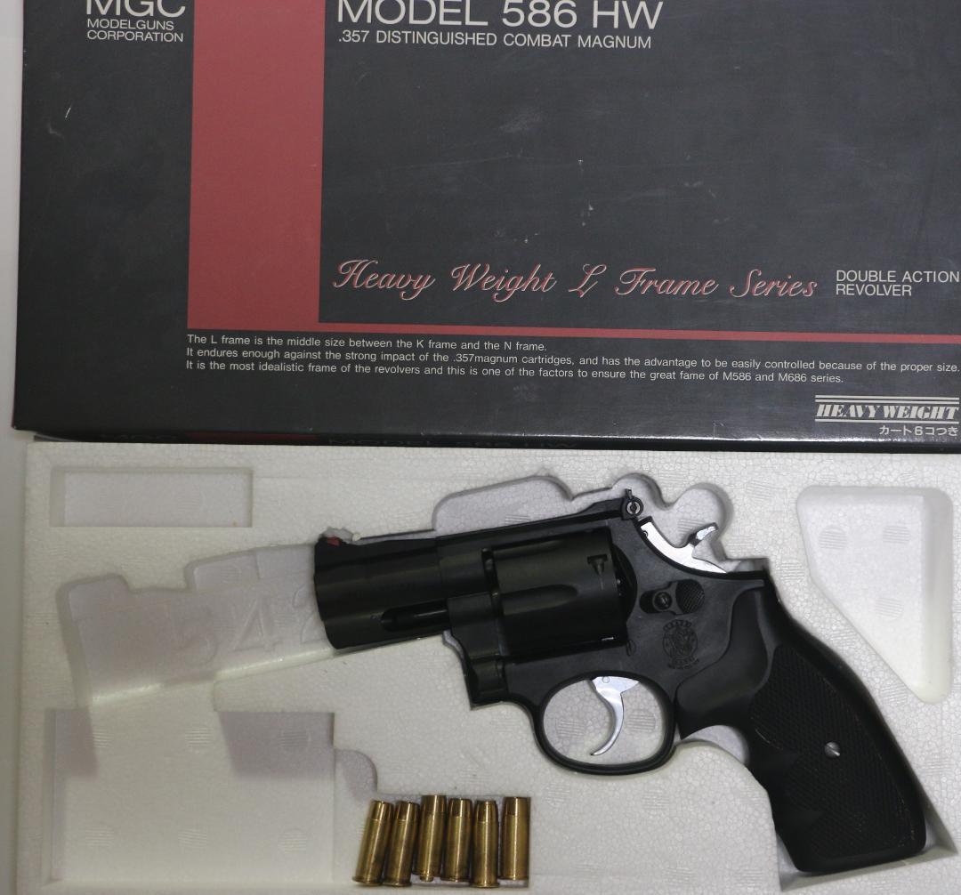 超希少！MGC　HW樹脂製モデルガン S＆W　Ｍ５８６ＨＷ　未発火 SPG合法品