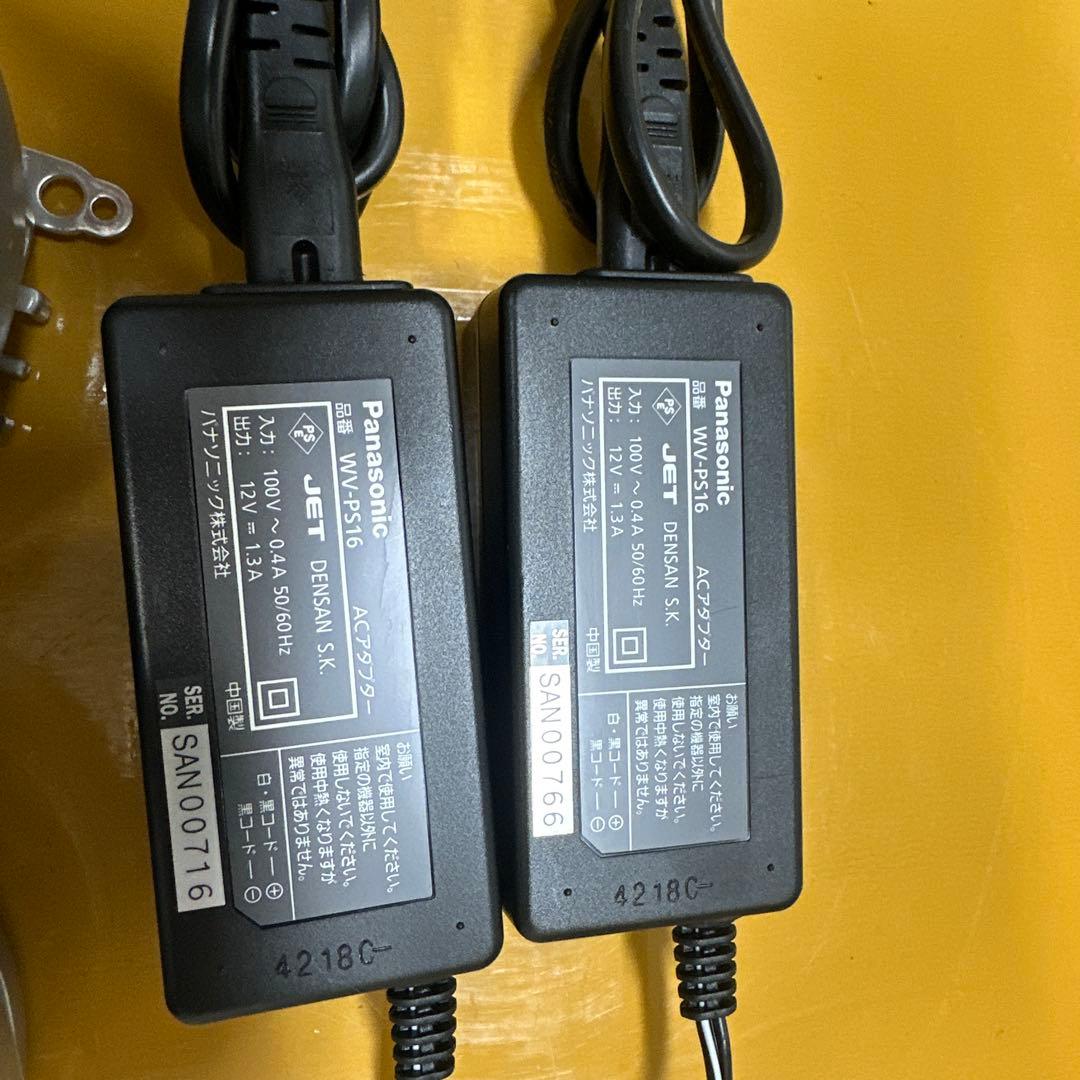 Panasonic BB-SC384B 2台セット（純正アダプター付き・初期化）