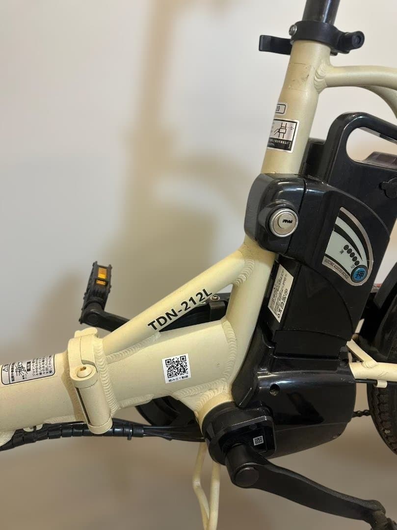 『配送可』ＰＥＬＴＥＣＨペルテック ＴＤＮ－２１２Ｌ折りたたみ電動アシスト自転車