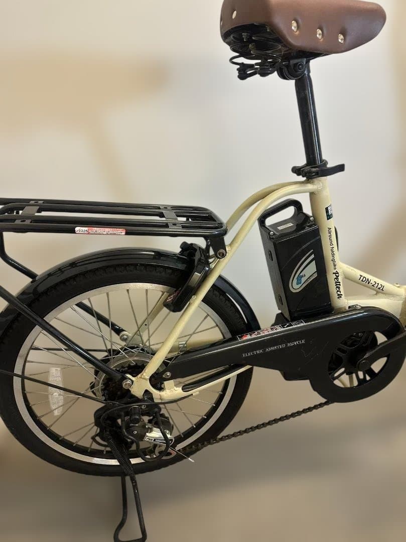 『配送可』ＰＥＬＴＥＣＨペルテック ＴＤＮ－２１２Ｌ折りたたみ電動アシスト自転車