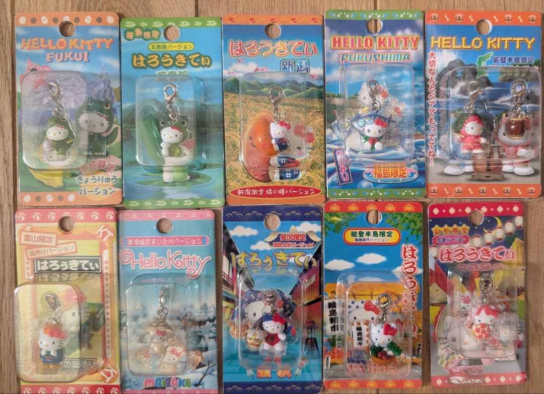 ご当地キティ ファスナーマスコット ハローキティ　根付　ストラップ　まとめ①