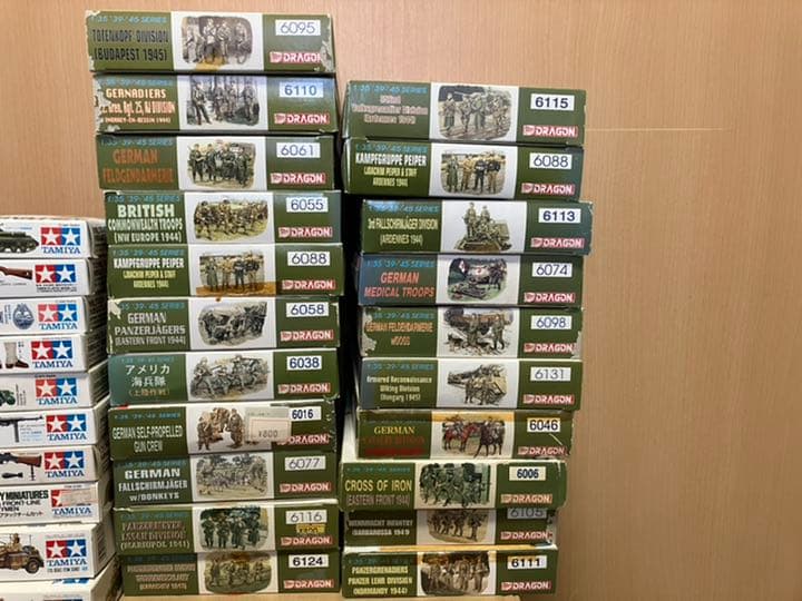タミヤ  プラモ　ドラゴン　プラモ　ミリタリー全て当時物31点