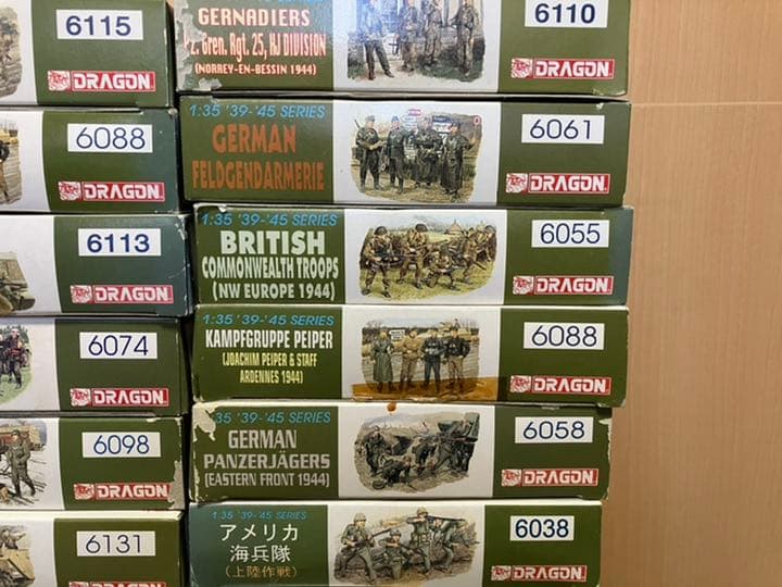 タミヤ  プラモ　ドラゴン　プラモ　ミリタリー全て当時物31点