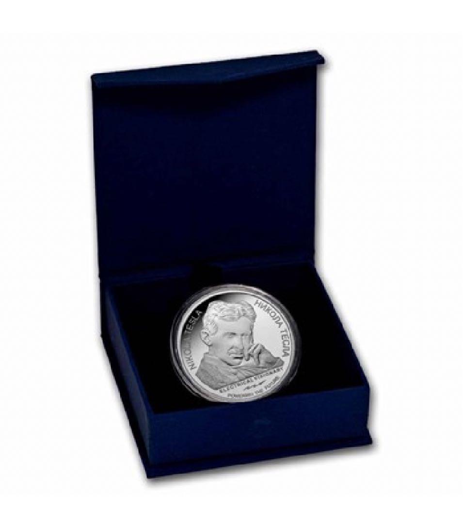 2023 テスラ銀貨 100ディナールテスラ　 反重力　プルーフ銀貨