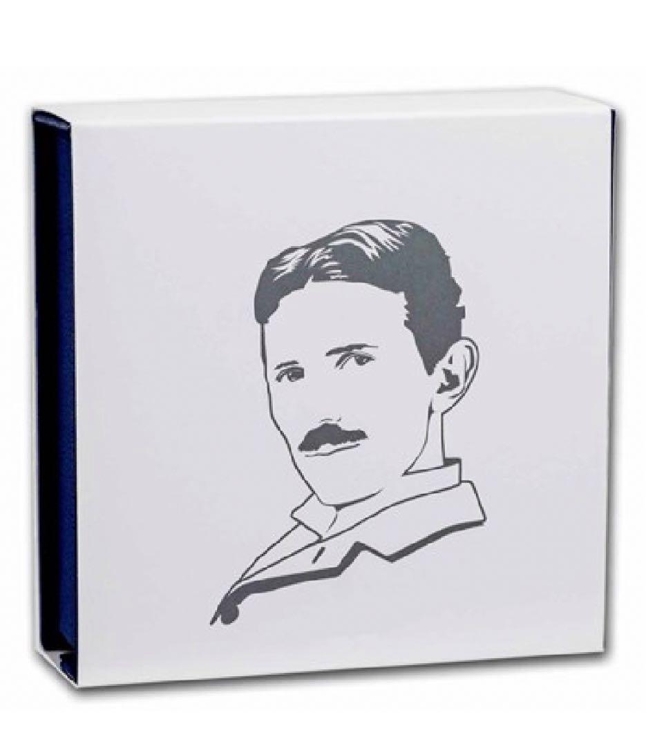 2023 テスラ銀貨 100ディナールテスラ　 反重力　プルーフ銀貨