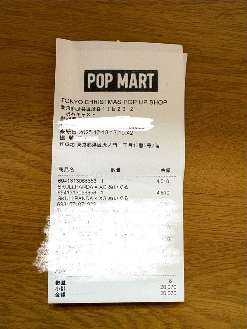 【即購入OK】SKULLPANDA スカルパンダ XGコラボ 2個セット