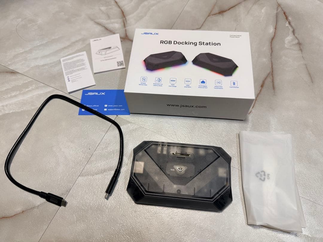 【開封・美品】JSAUX RGB ドッキングステーション 12-in-1 ポート
