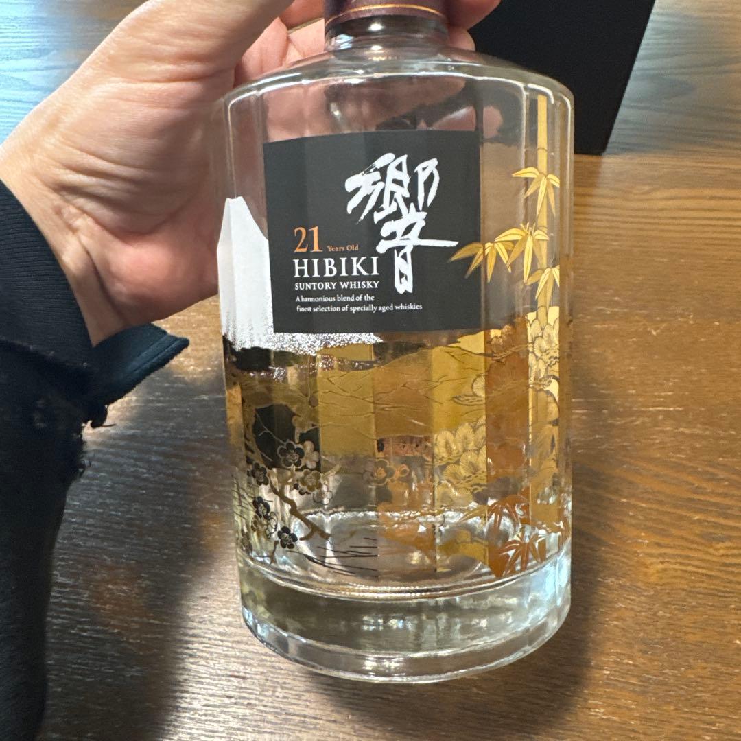 【空瓶、空き箱】サントリー響　21年 ウイスキー