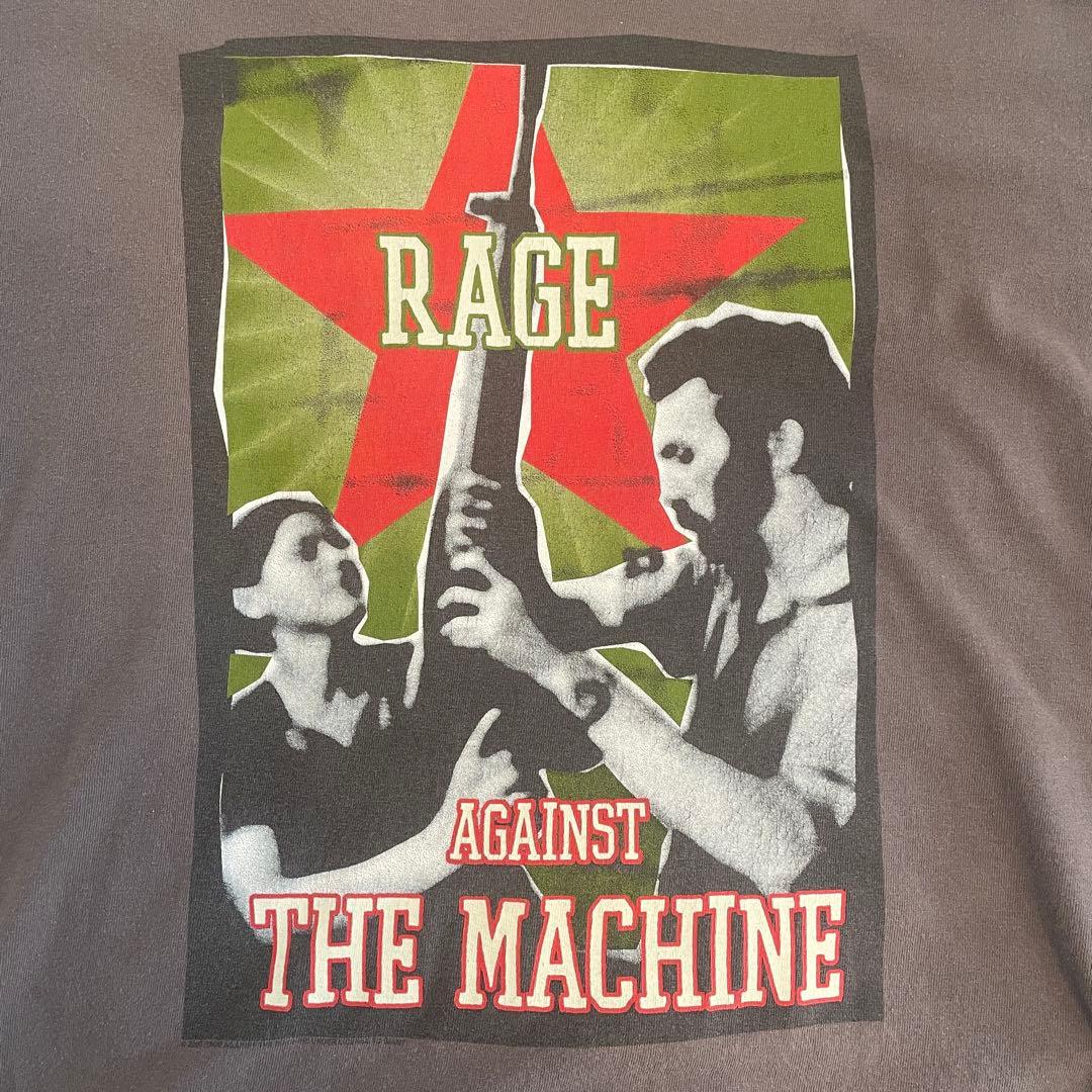 レイジアゲインストザマシーン☆バンドTシャツ☆バンT☆00s☆グレー☆XLサイズ
