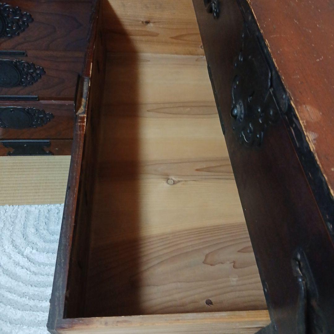 【1/18日までの出品】アンティーク箪笥　4段