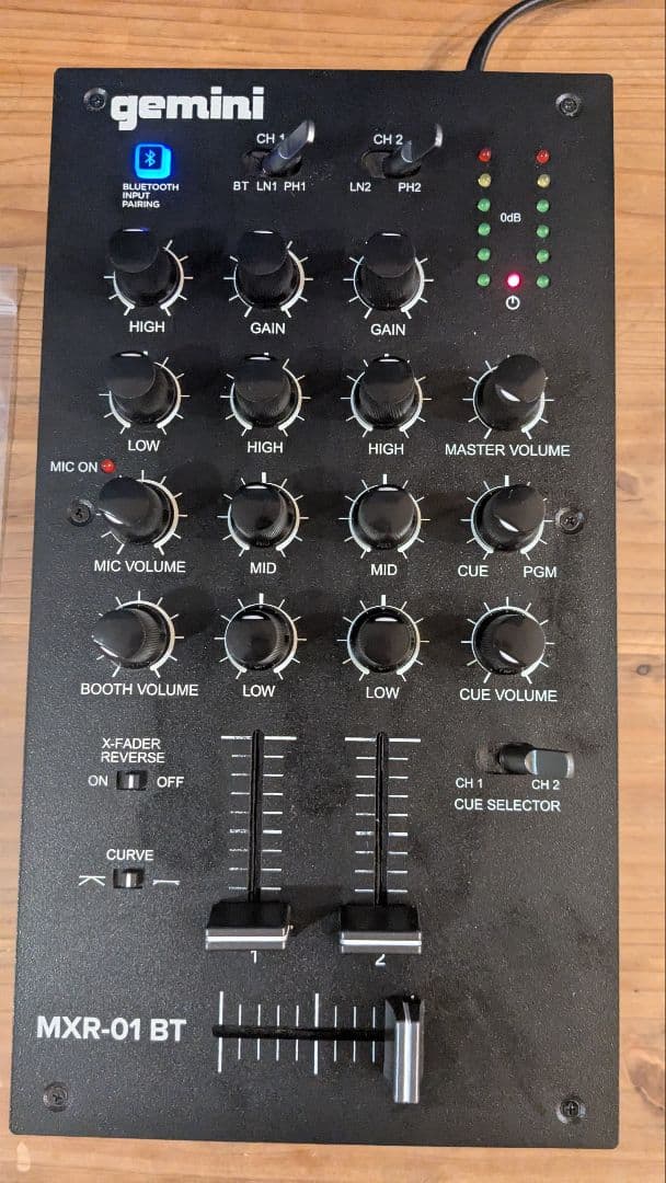 Gemini MXR-01 BT DJミキサー　美品中古