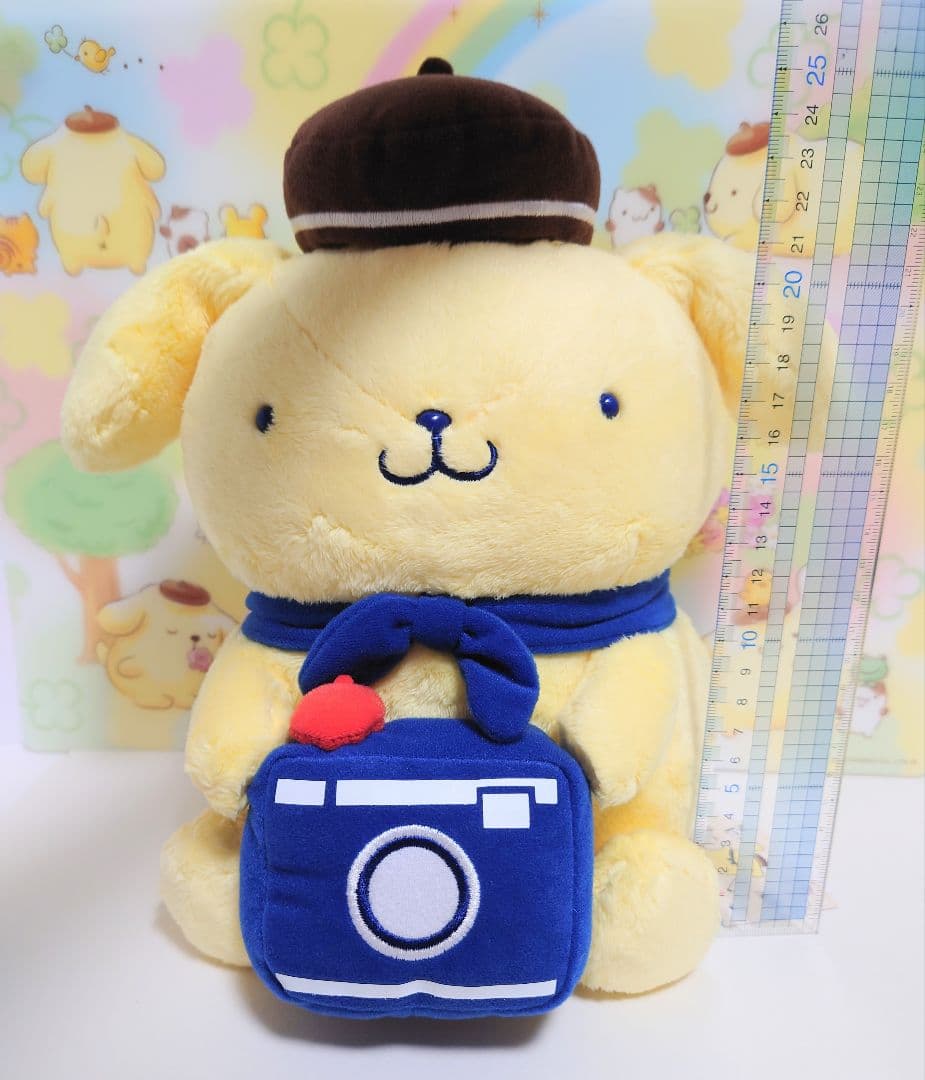 ポムポムプリン　おでかけ　ボンボヤージュ　ぬいぐるみ